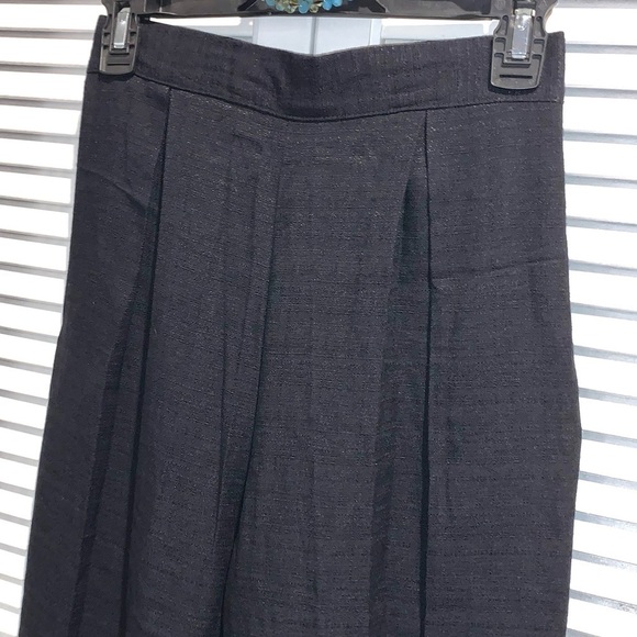 Perceptions Vintage 90s high waisted pleated pants black size 6P - Picture 2 of 8